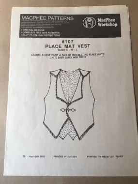 #107 PLACE MAT VEST