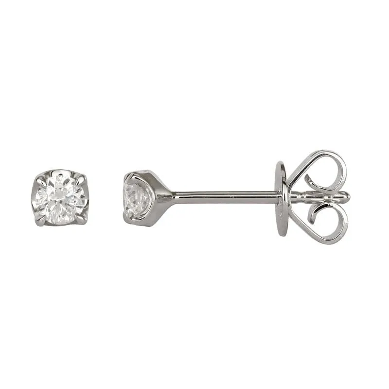 1/4 Carat Diamond Stud Earrings