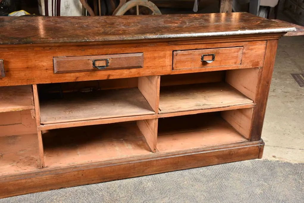 19TH CENTURY FRENCH SHOP COUNTER 87¾"