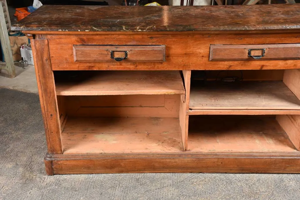 19TH CENTURY FRENCH SHOP COUNTER 87¾"