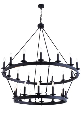 28-Lights Multi Layer Design Chandelier