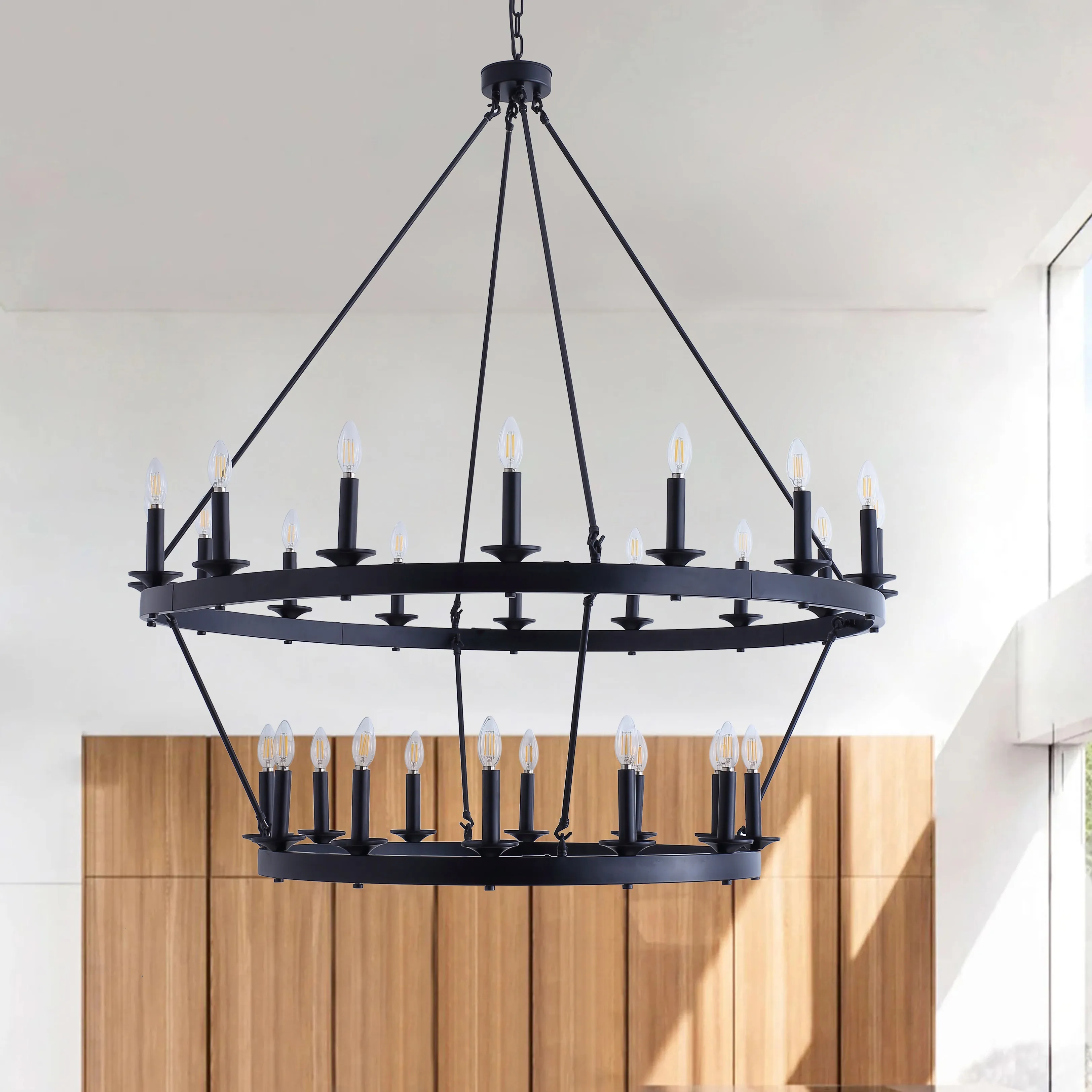 28-Lights Multi Layer Design Chandelier