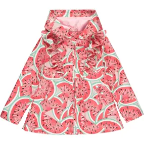 A DEE - Emelye Watermelon Raincoat - Red