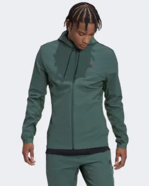 Adidas Cold.Rdy Men Training Hoody Green Oxide Hn2885