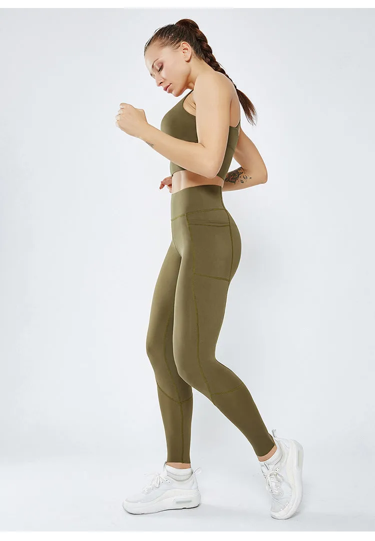 Always Confident Side Pocket Yoga Leggings