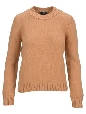 A.P.C. Helena Ribbed Crewneck Jumper