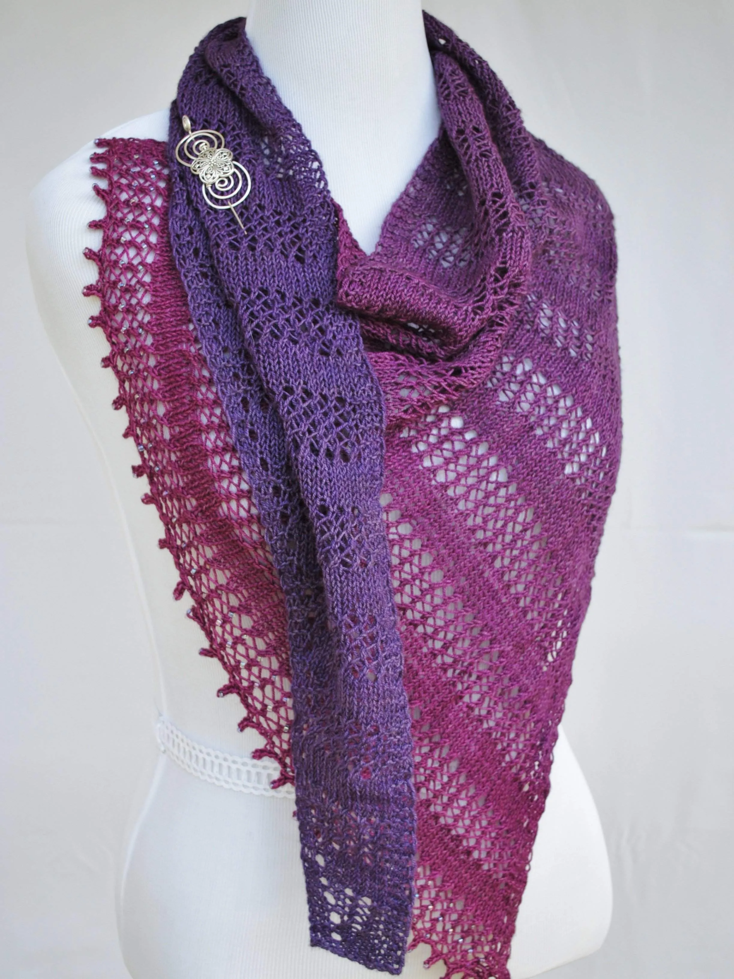 Apparent Glitz Knit Shawl PDF Download