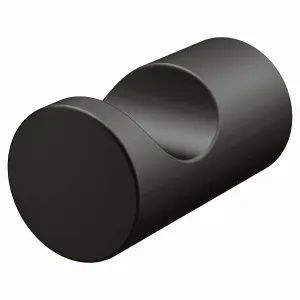 Aviano Collection - Bathroom Hardware Accessory (Robe Hook, Matte Black)