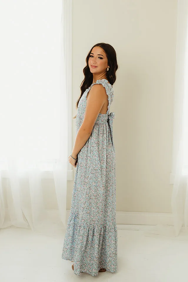 Back Tie Maxi Dress