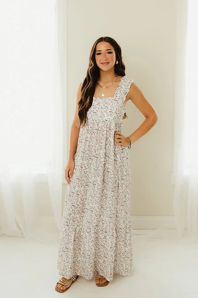 Back Tie Maxi Dress