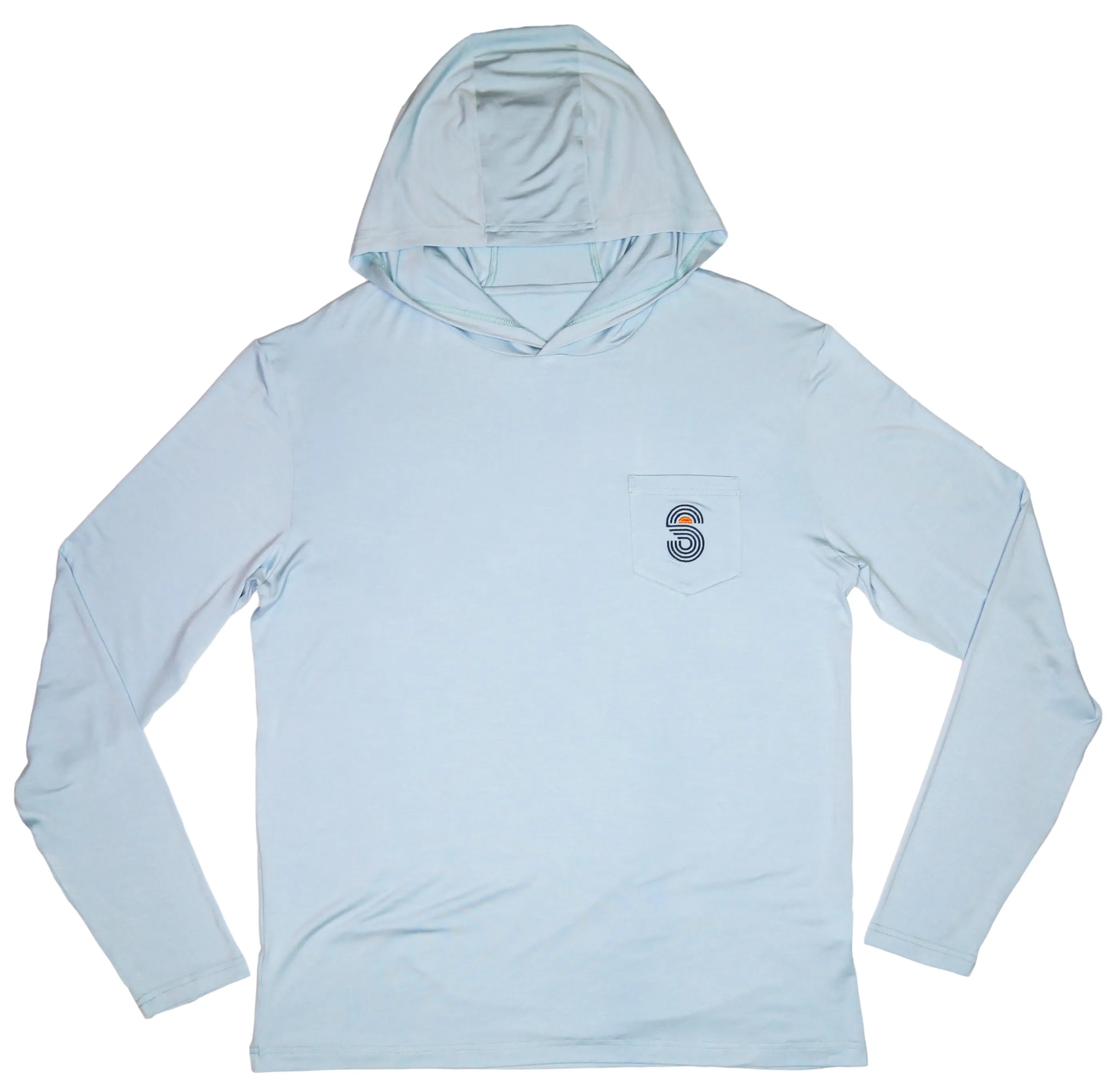 BAMBOO PRO UNISEX UPF 50  HOODIE - SKY BLUE