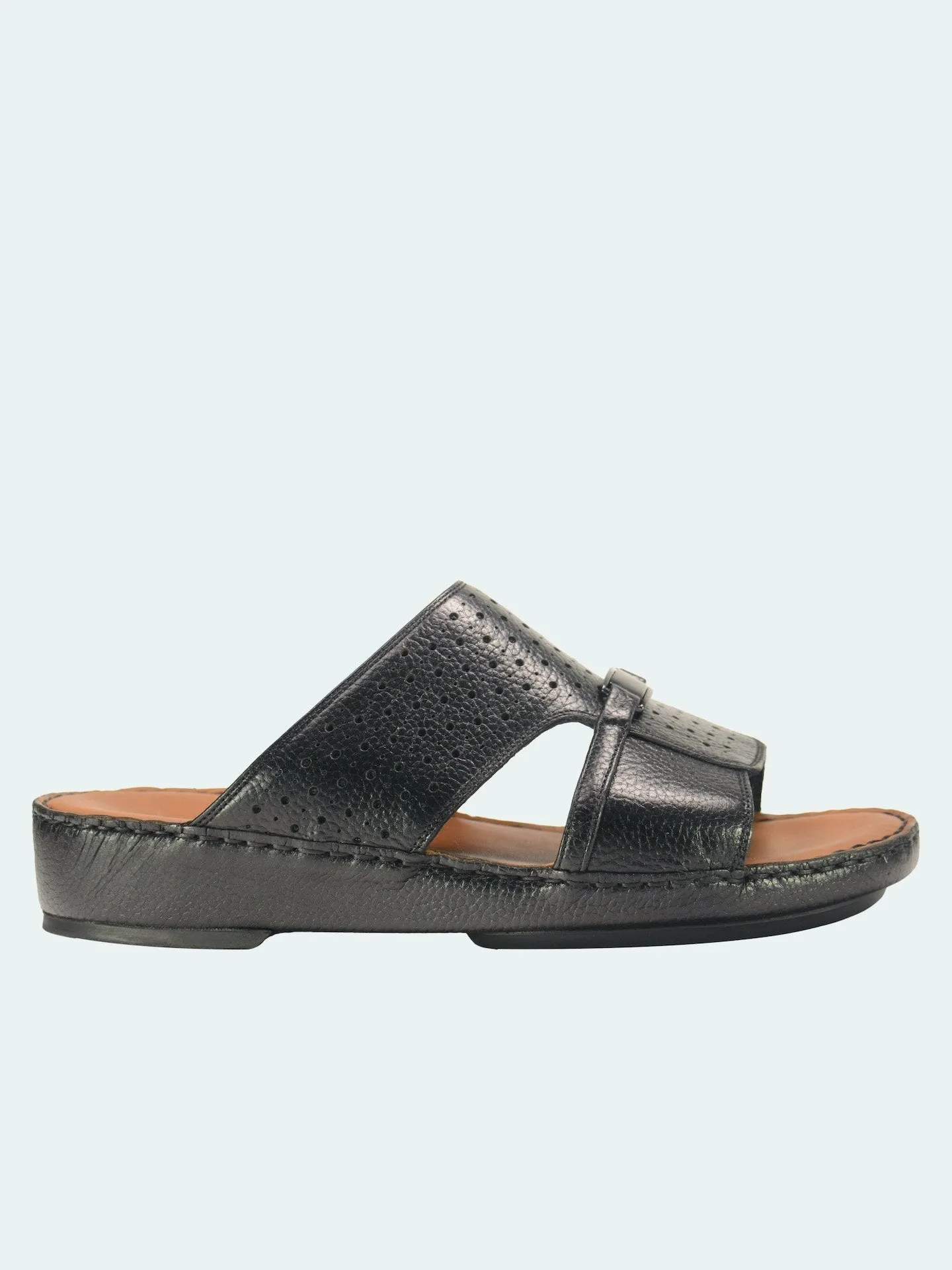 Barjeel Uno Perforated Detail Arabic Sandals