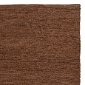 Basu Jute Rug [Dark walnut]