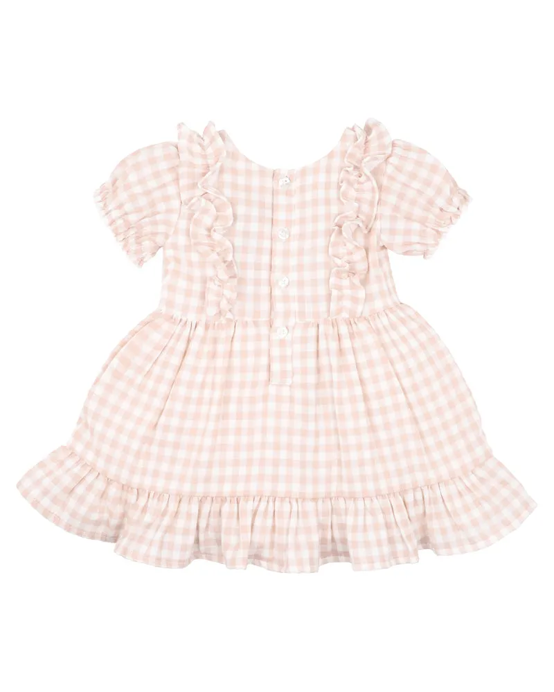 Bebe S24 Morgan Gingham Dress