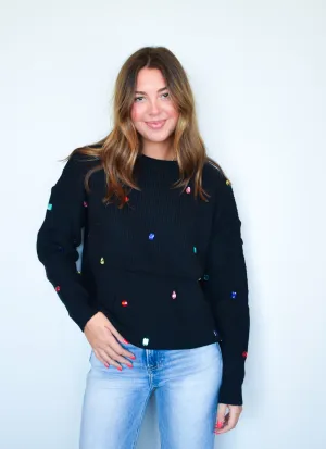 Bejeweled Chunky Sweater