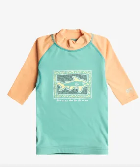 BILLABONG Sharky - Short Sleeve UPF 50 Surf T-Shirt for Toddlers