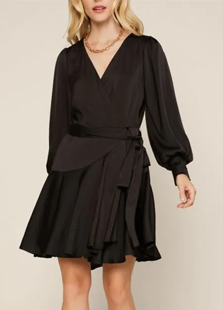 Black Wrap Dress