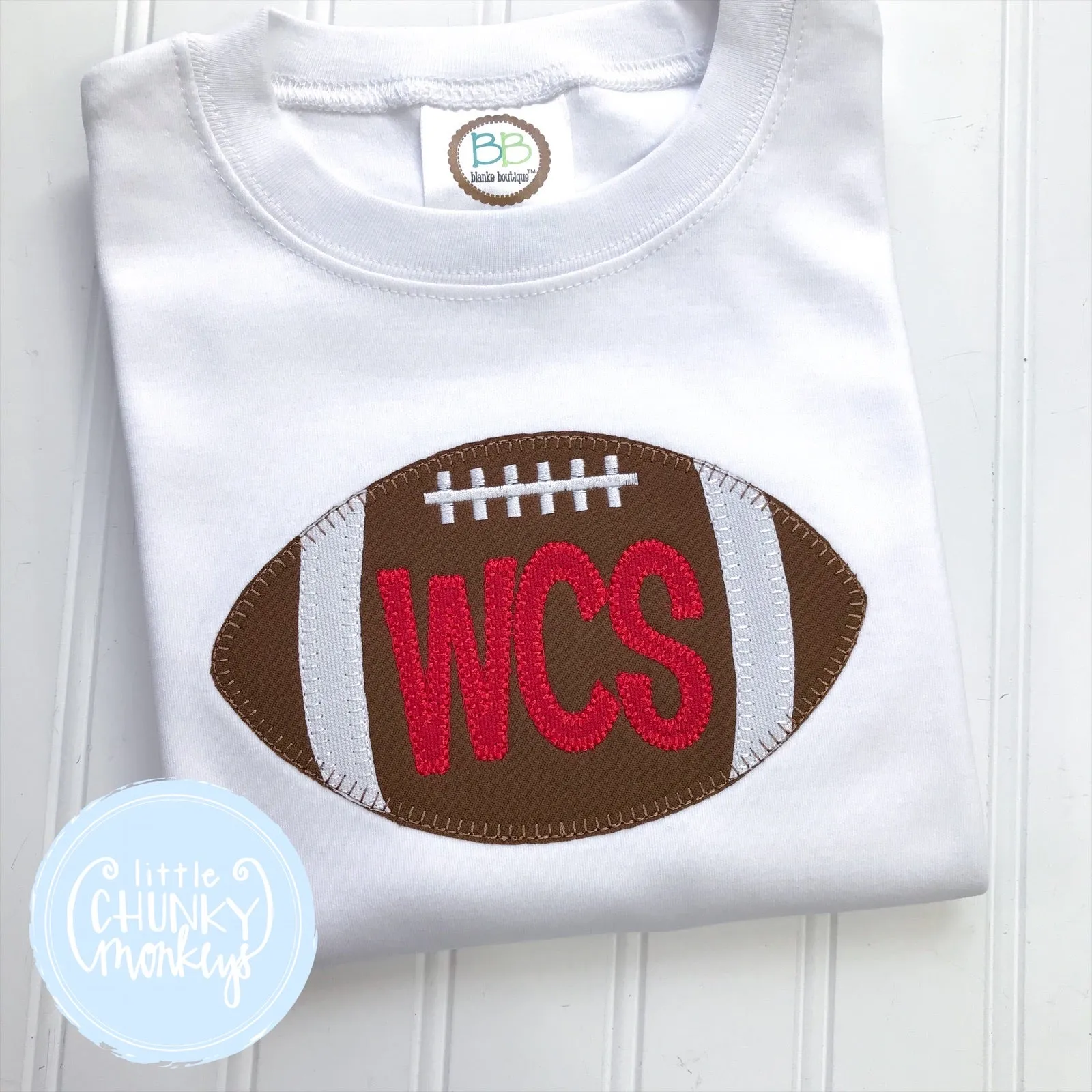 Boy Shirt - Applique Football