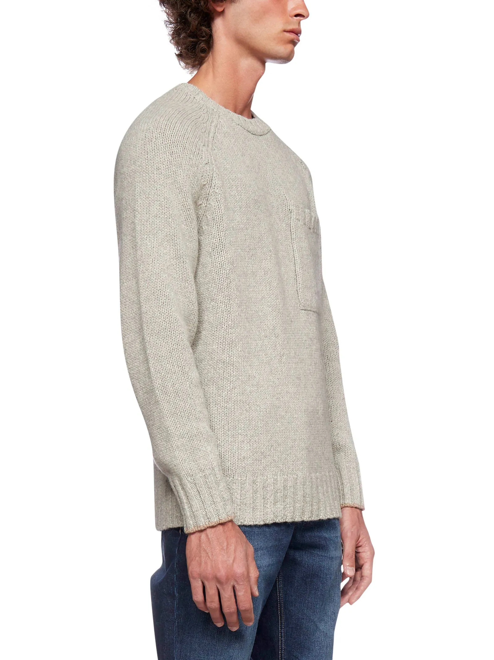 Brunello Cucinelli Chest-Pocket Crewneck Jumper