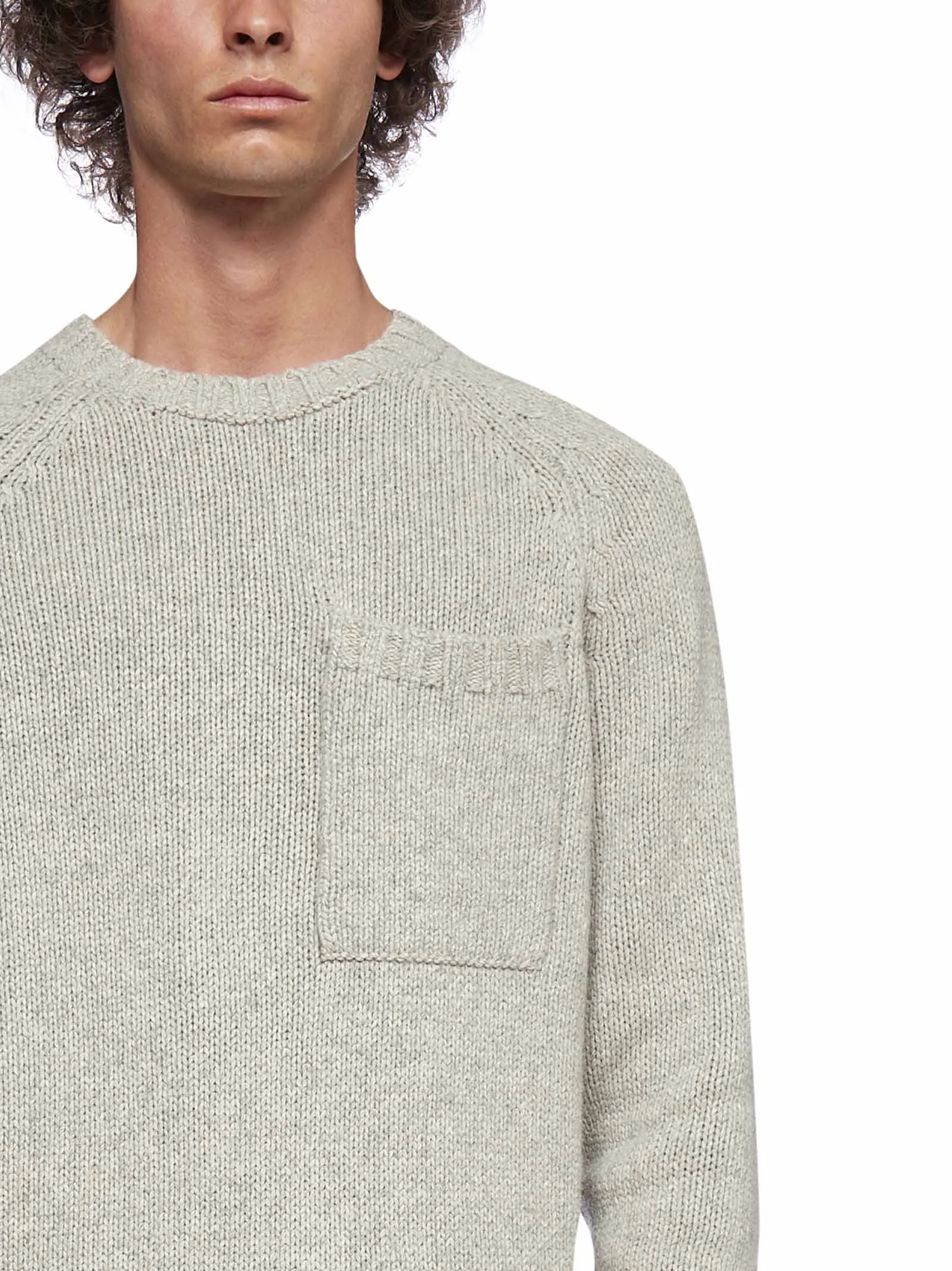 Brunello Cucinelli Chest-Pocket Crewneck Jumper