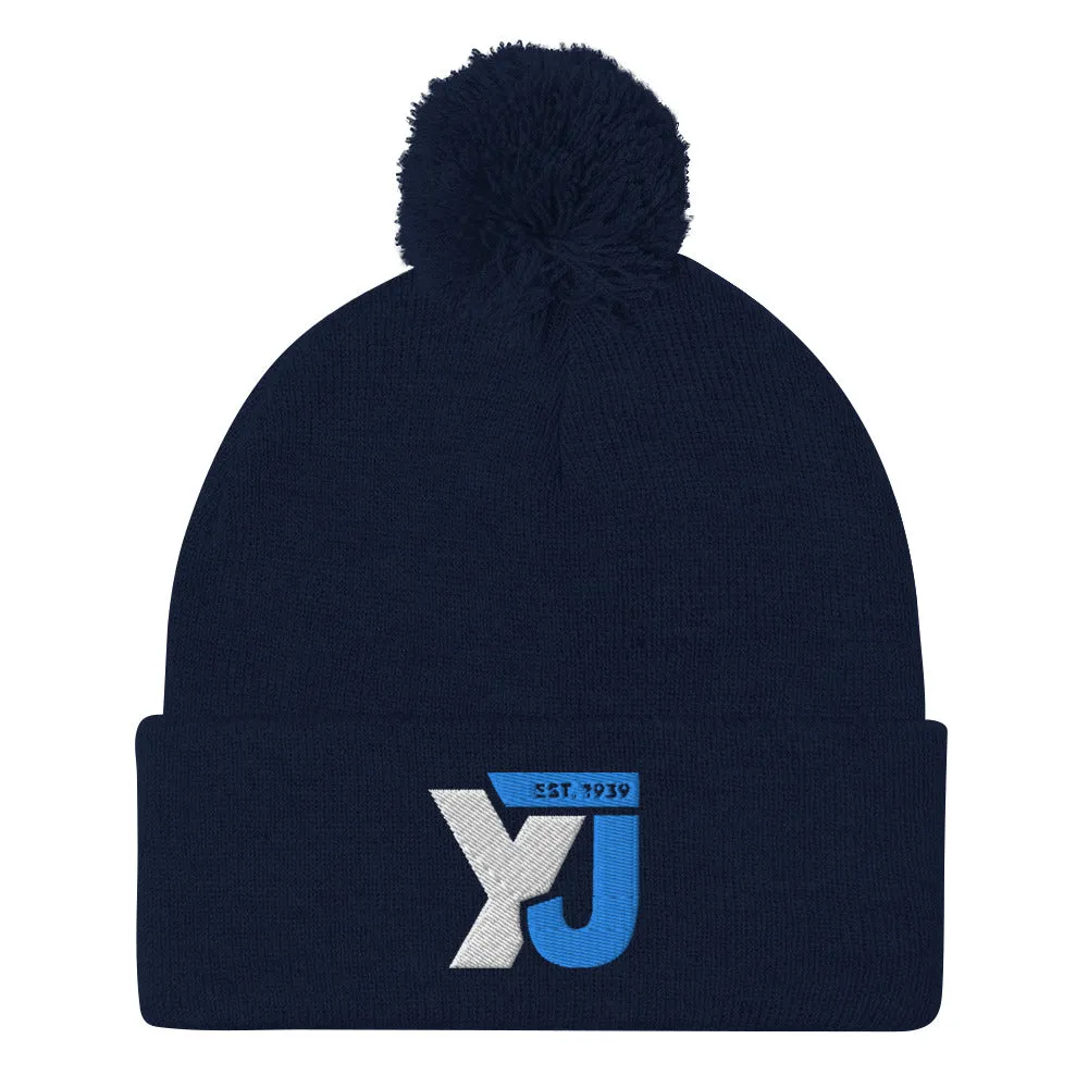 Camp YJ Pom-Pom Knit Beanie