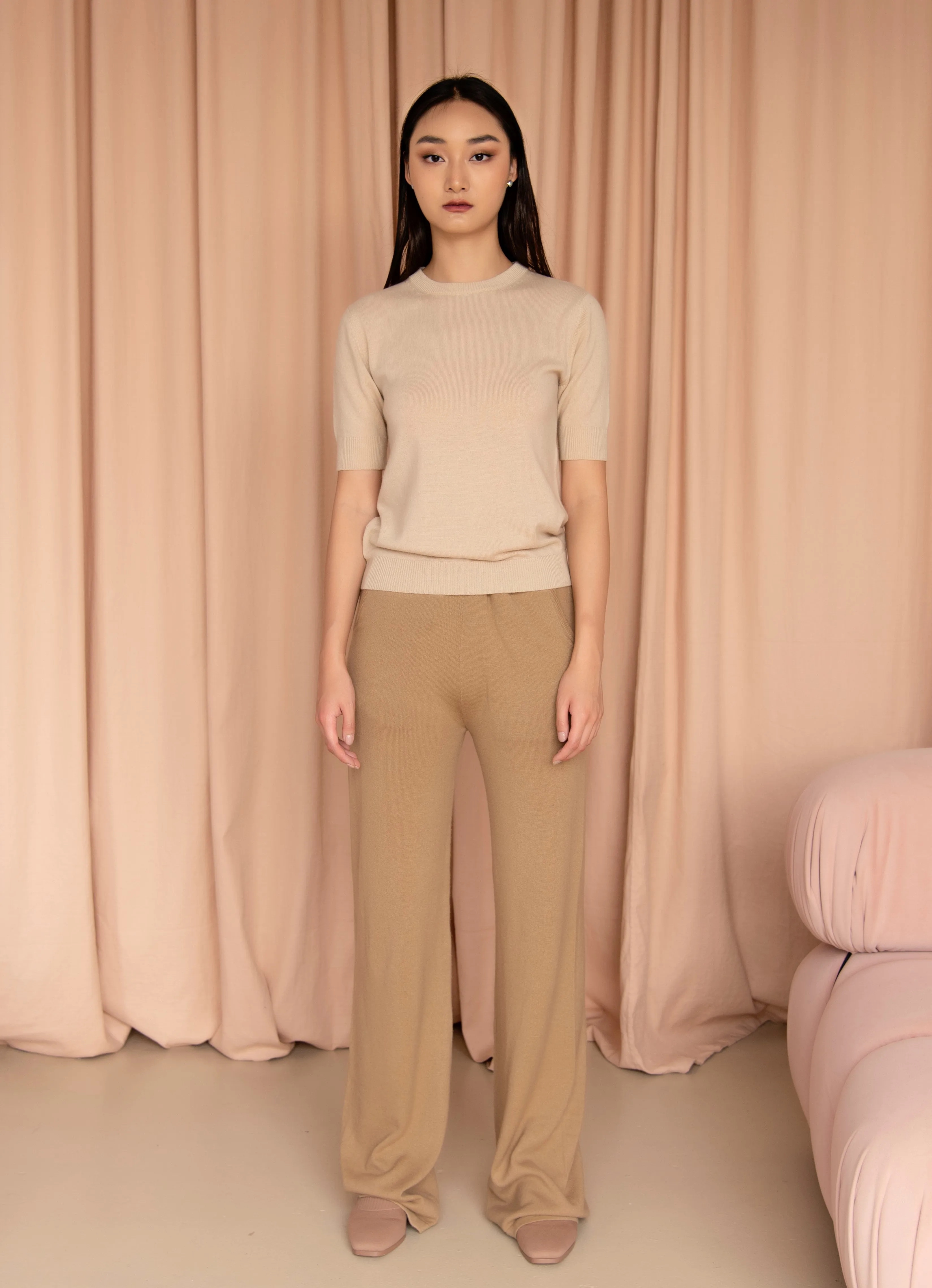 Cashmere Flare Pants