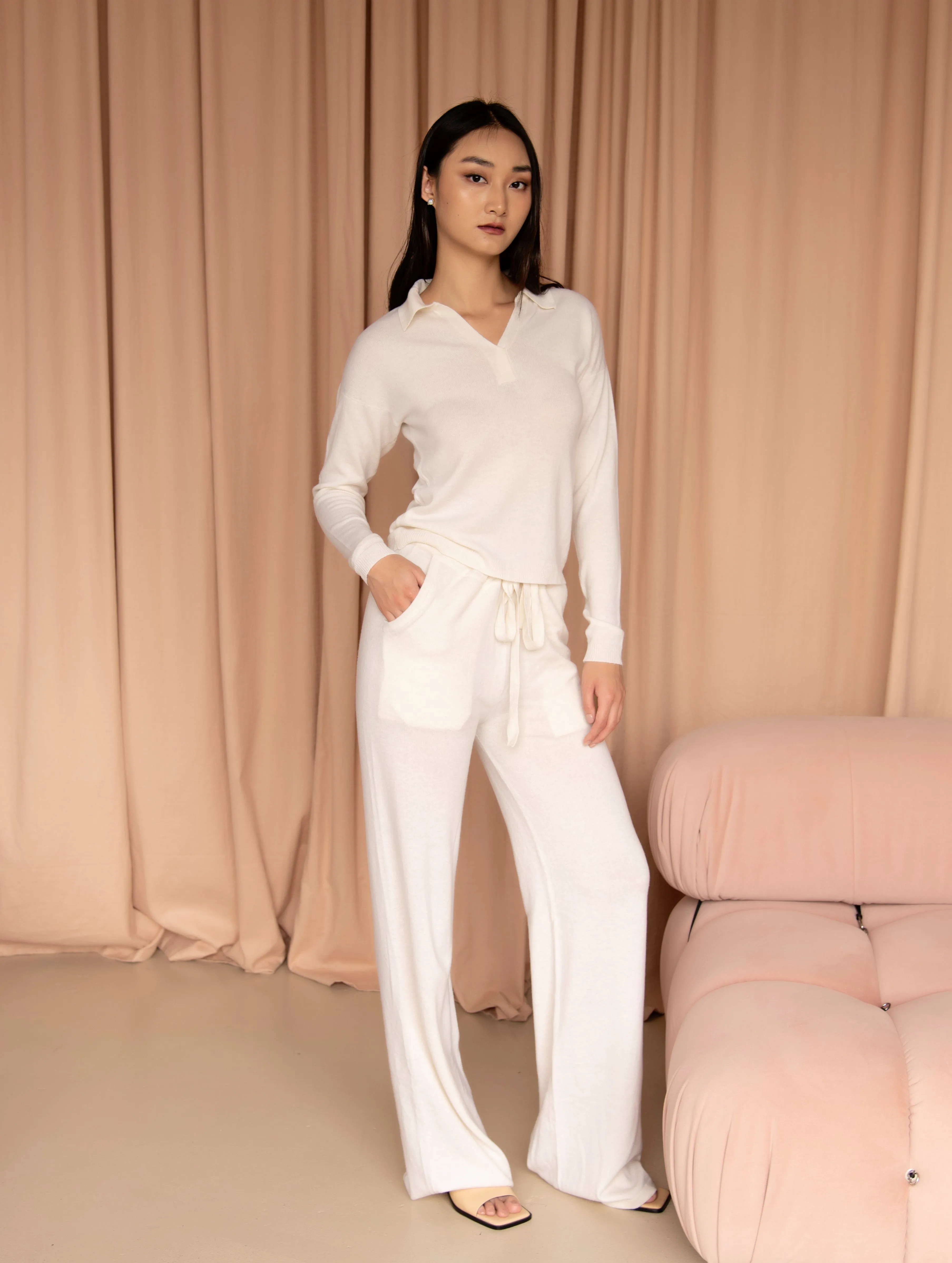 Cashmere Flare Pants