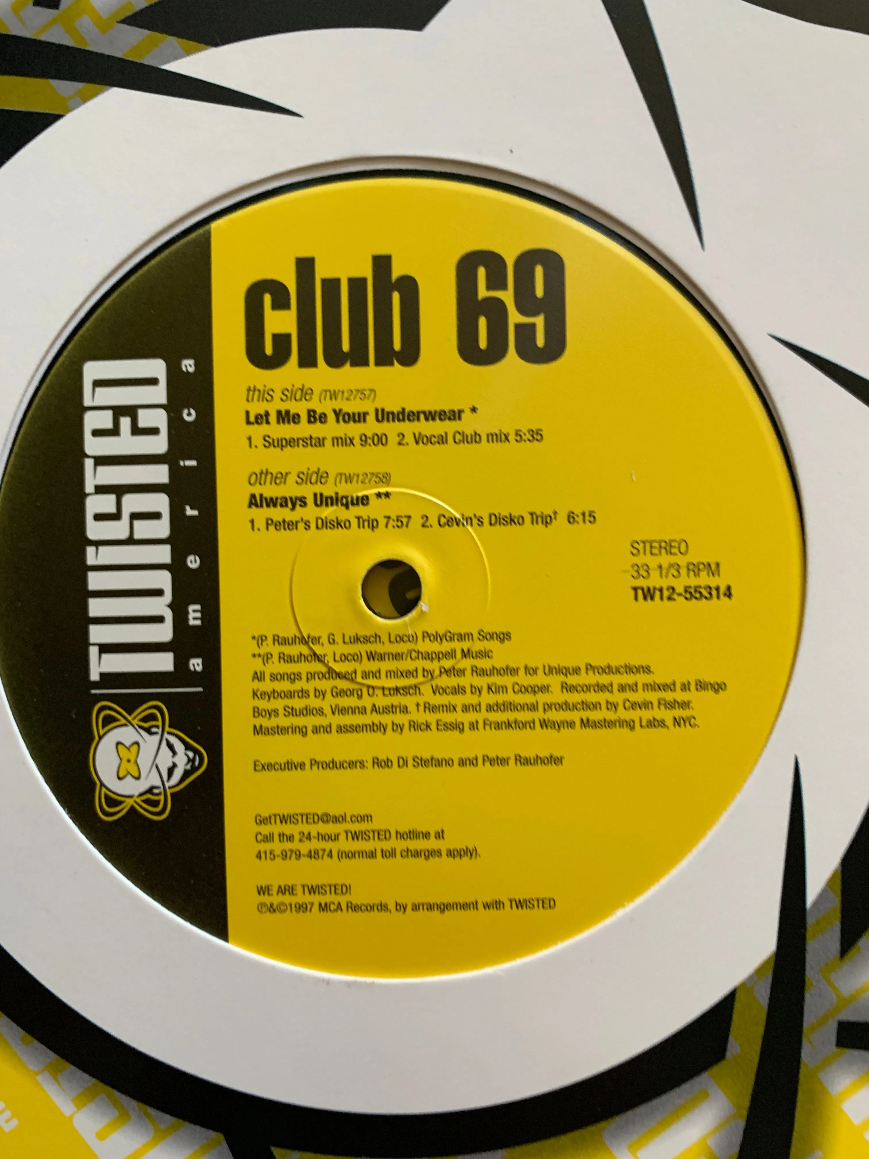 Club 69 - Let Me Be Your Underwear 12" remix LP VINYL - Used