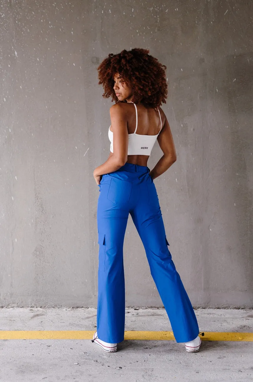 Cobalt Blue Cinch Cargo Pant