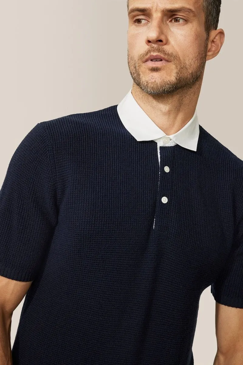 Collar Polo Sweater | Merino Wool