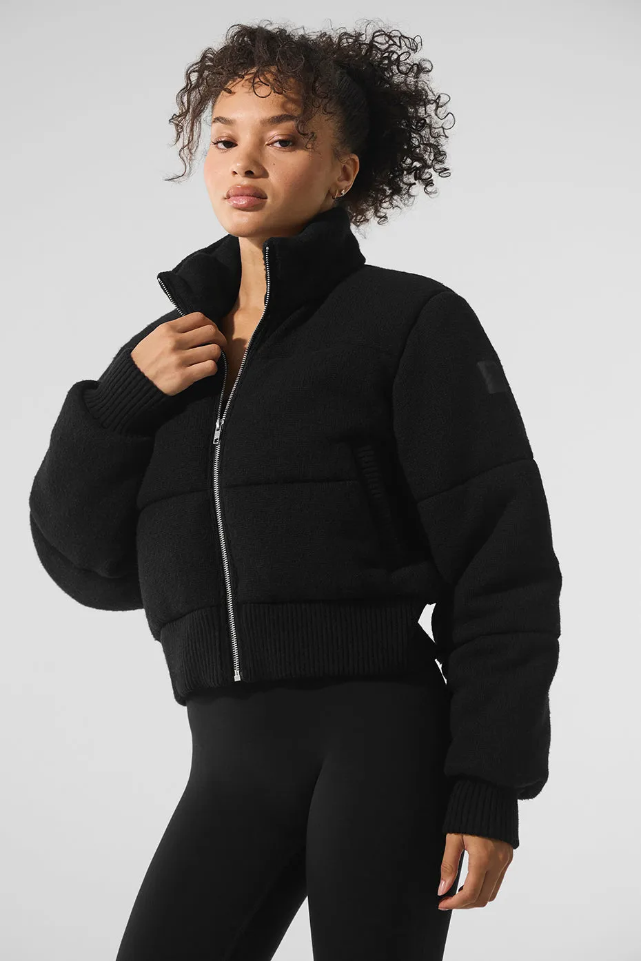 Darling Sweater Puffer - Black