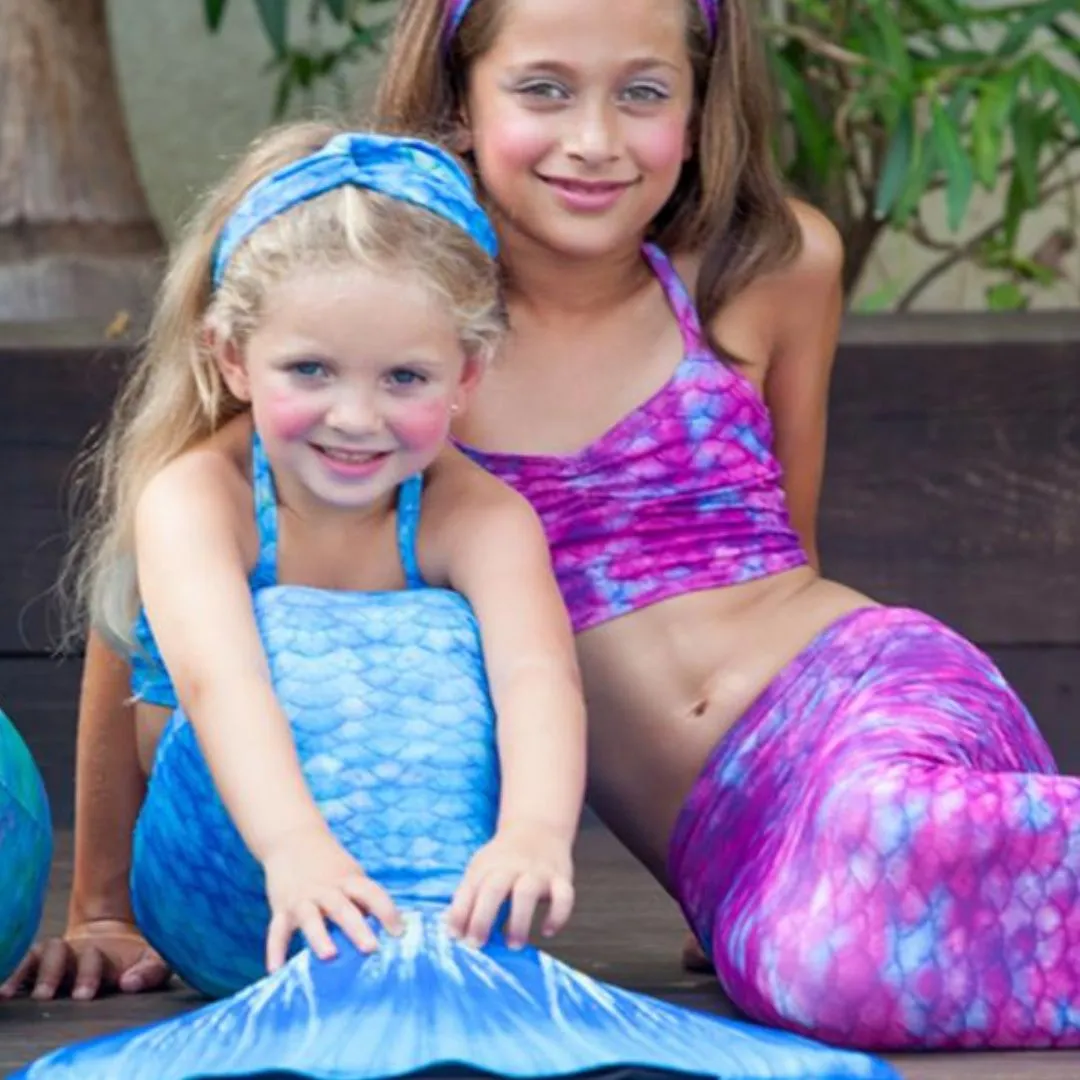 Deluxe Frozen Aqua Mermaid Tail Set