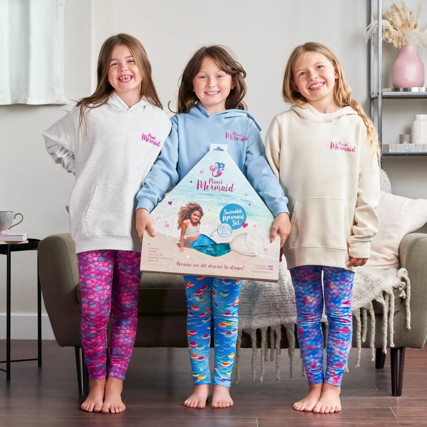 Deluxe Frozen Aqua Mermaid Tail Set