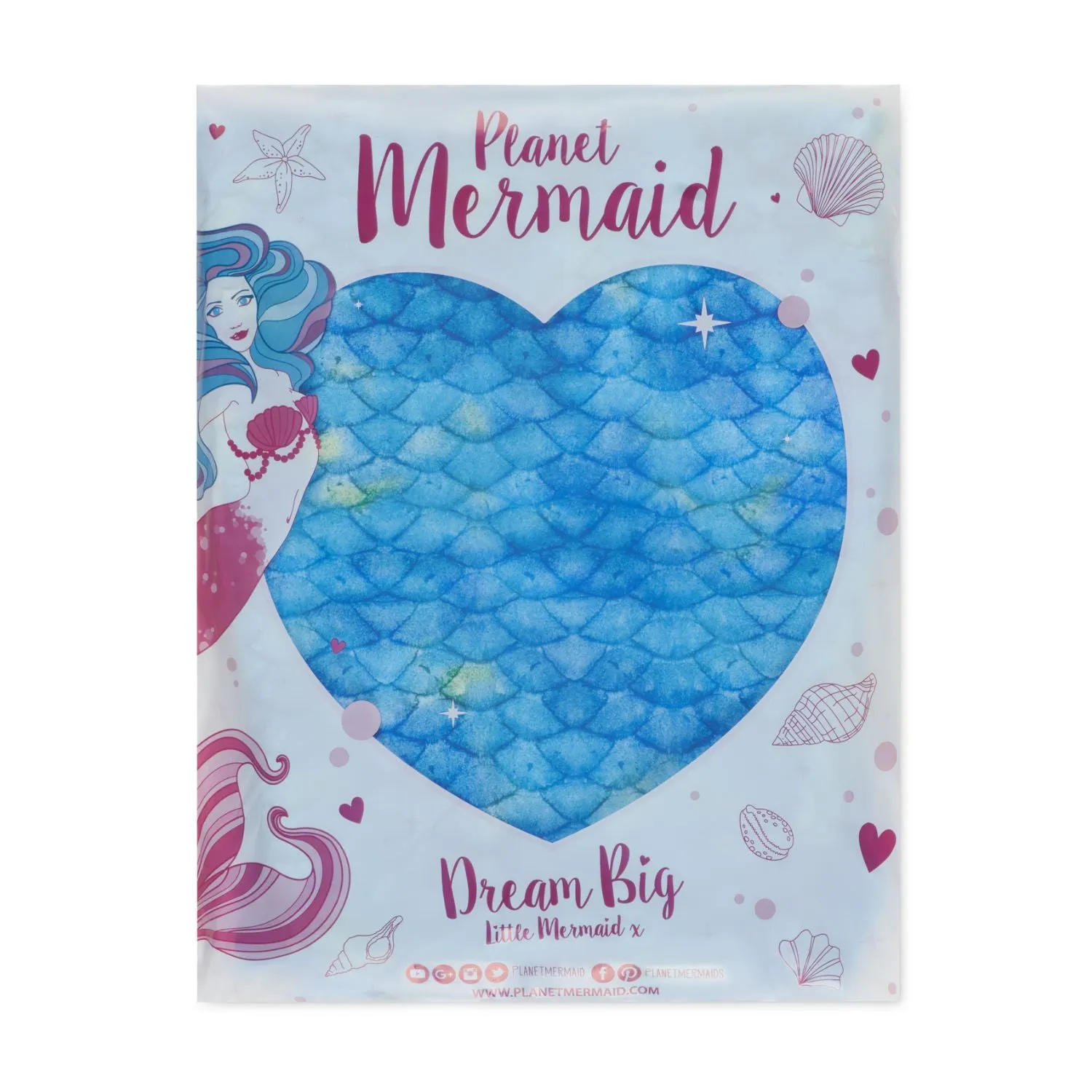 Deluxe Frozen Aqua Mermaid Tail Set