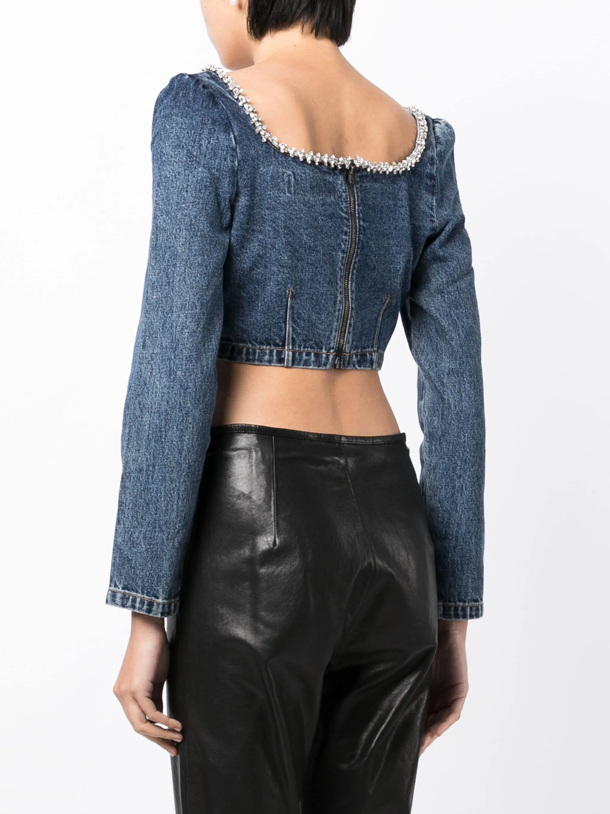 Denim Crop Top