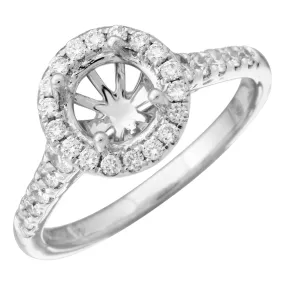 Diamond Halo Engagement Setting