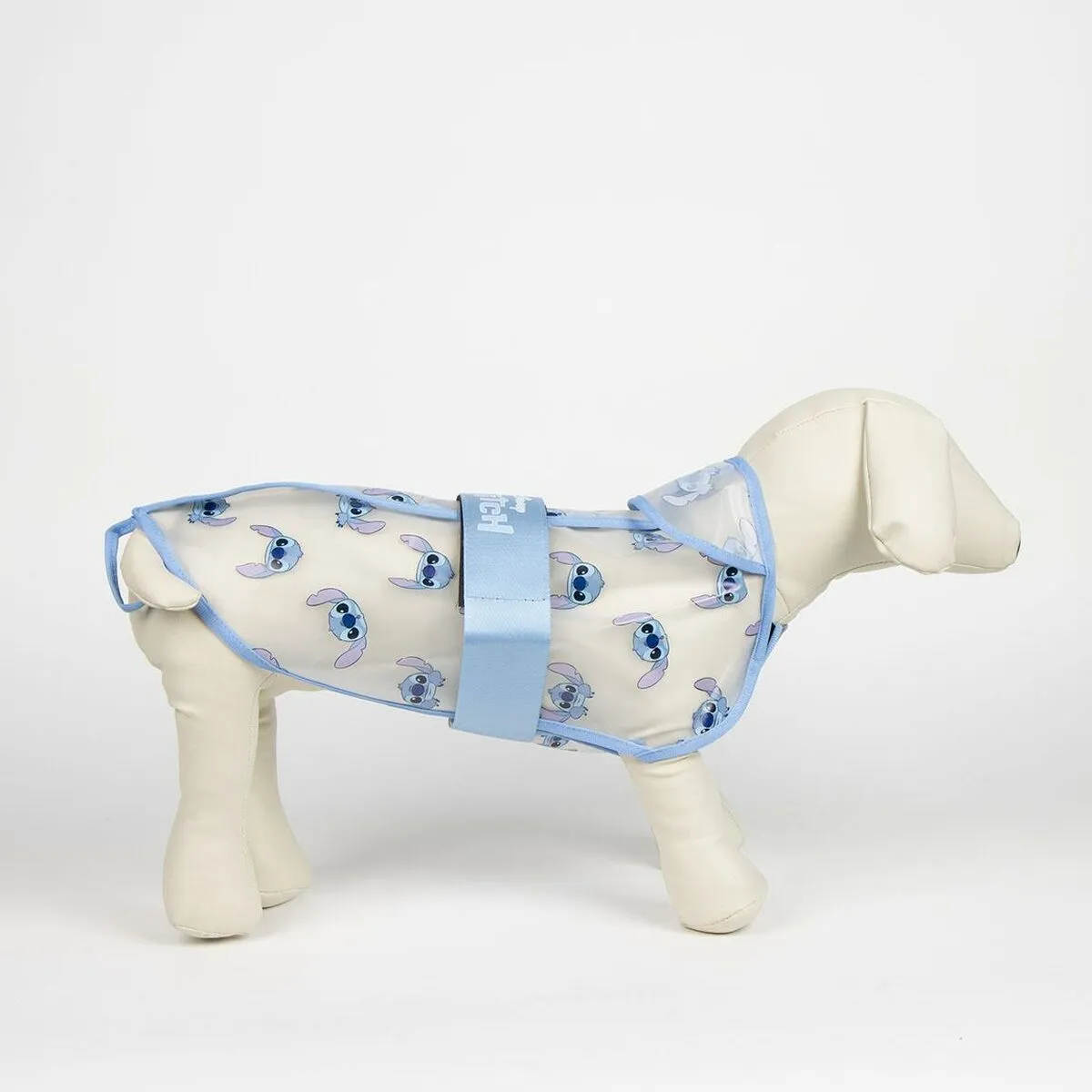 Dog raincoat Stitch Blue L