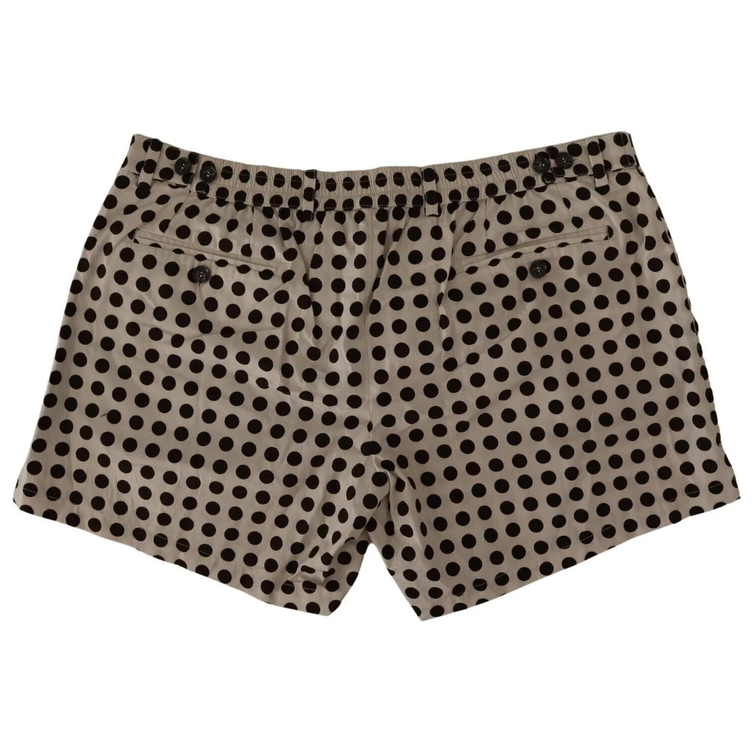 Dolce & Gabbana Elegant Polka Dot Cotton Shorts