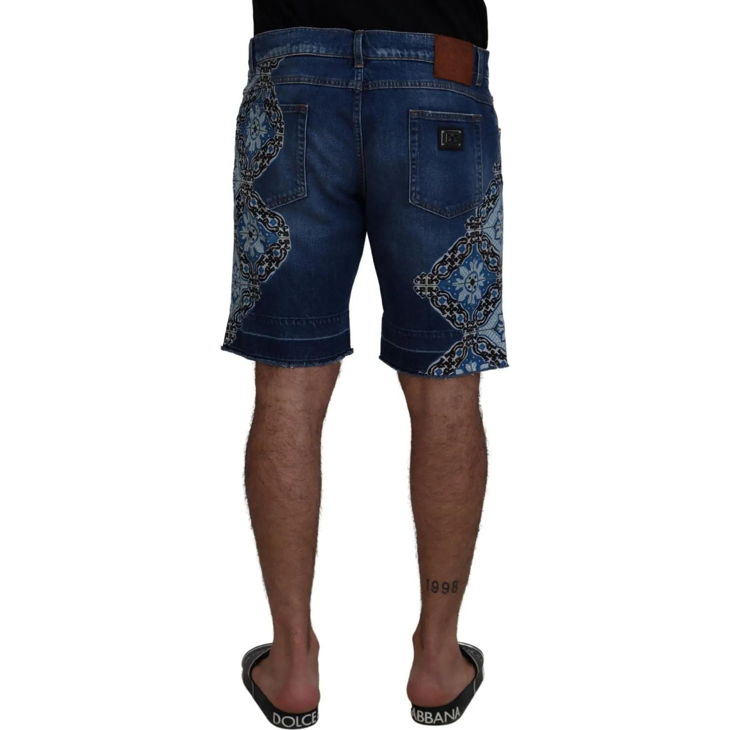 Dolce & Gabbana Elegant Slim Fit Denim Shorts