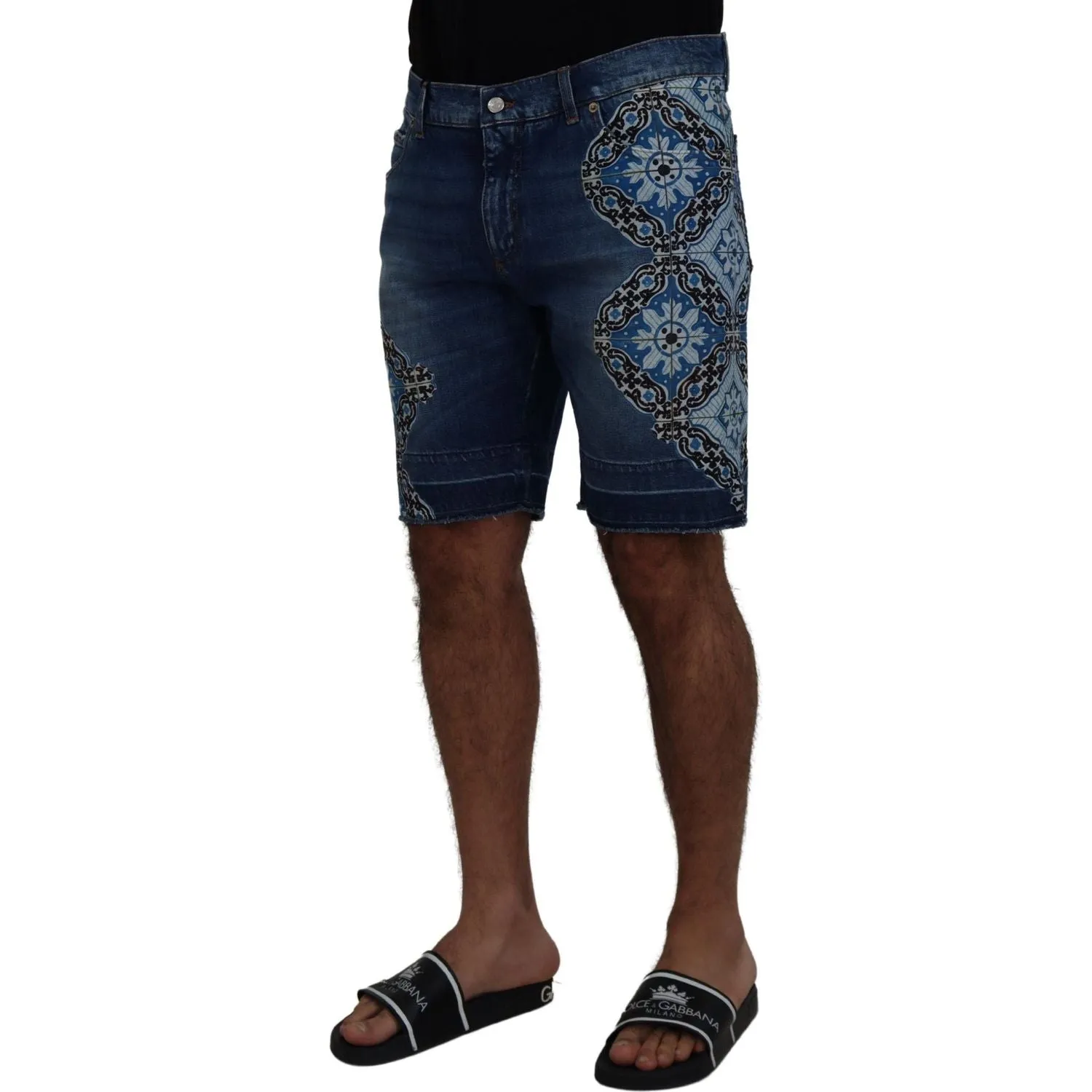 Dolce & Gabbana Elegant Slim Fit Denim Shorts