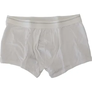 Dolce & Gabbana Elegant White Cotton Blend Boxer Shorts