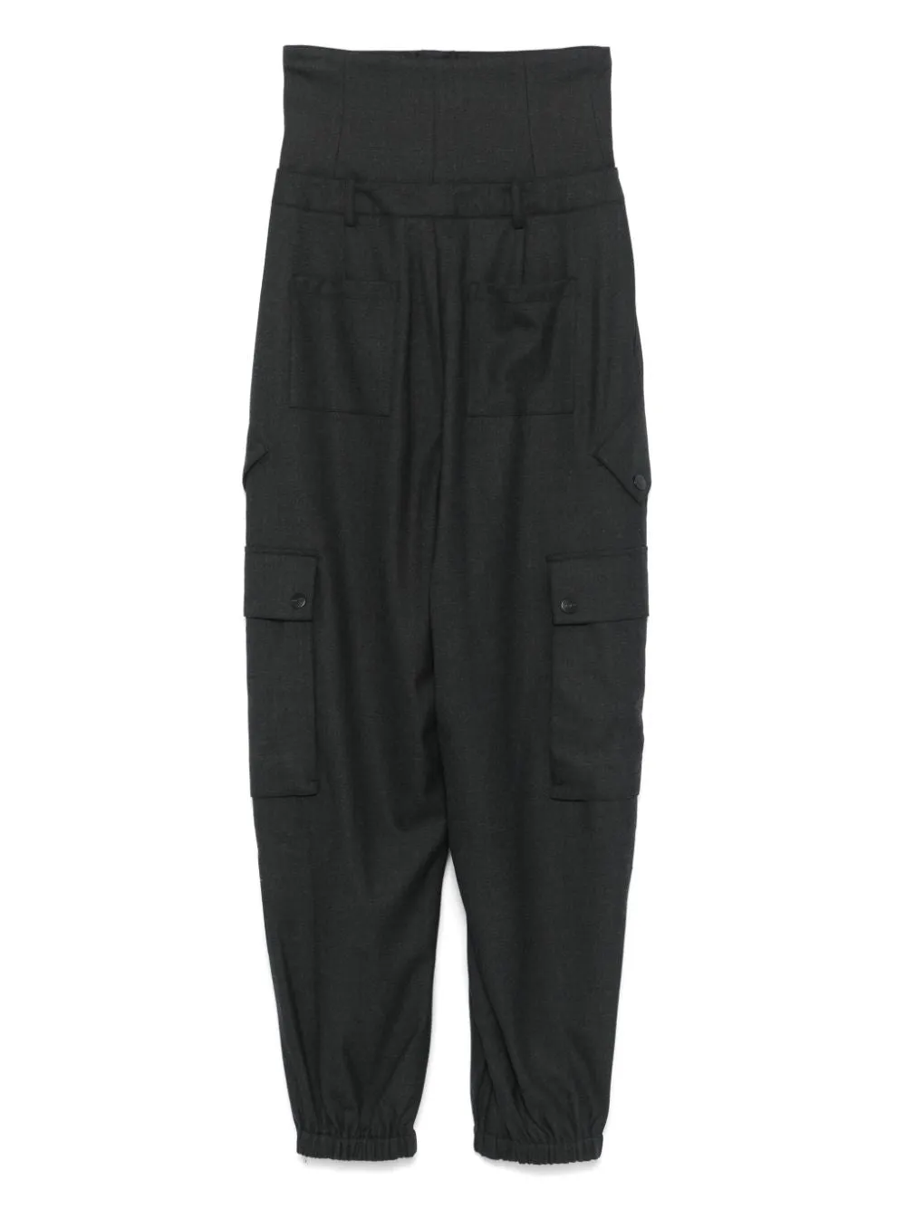 Double Waistband Cargo Pants