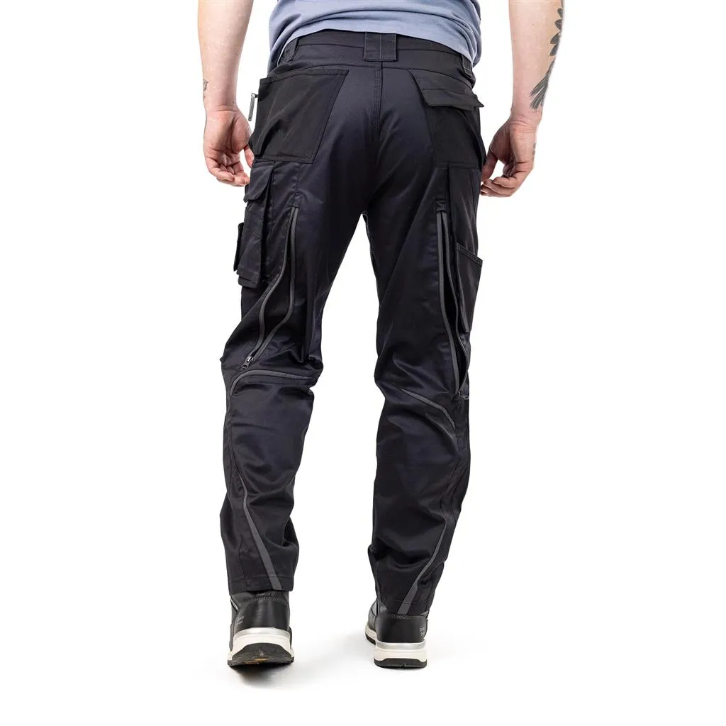 DuraDrive Regular Black 65% Polyester 33% Cotton 2% Spandex INFINITY Cargo Work Pant