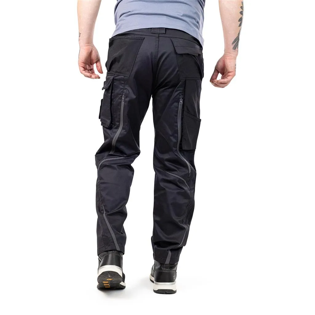 DuraDrive Regular Black 65% Polyester 33% Cotton 2% Spandex INFINITY Cargo Work Pant