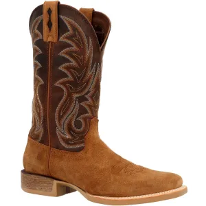 DURANGO MEN'S REBEL PRO BUCKSKIN BROWN WESTERN BOOT#DDB4077