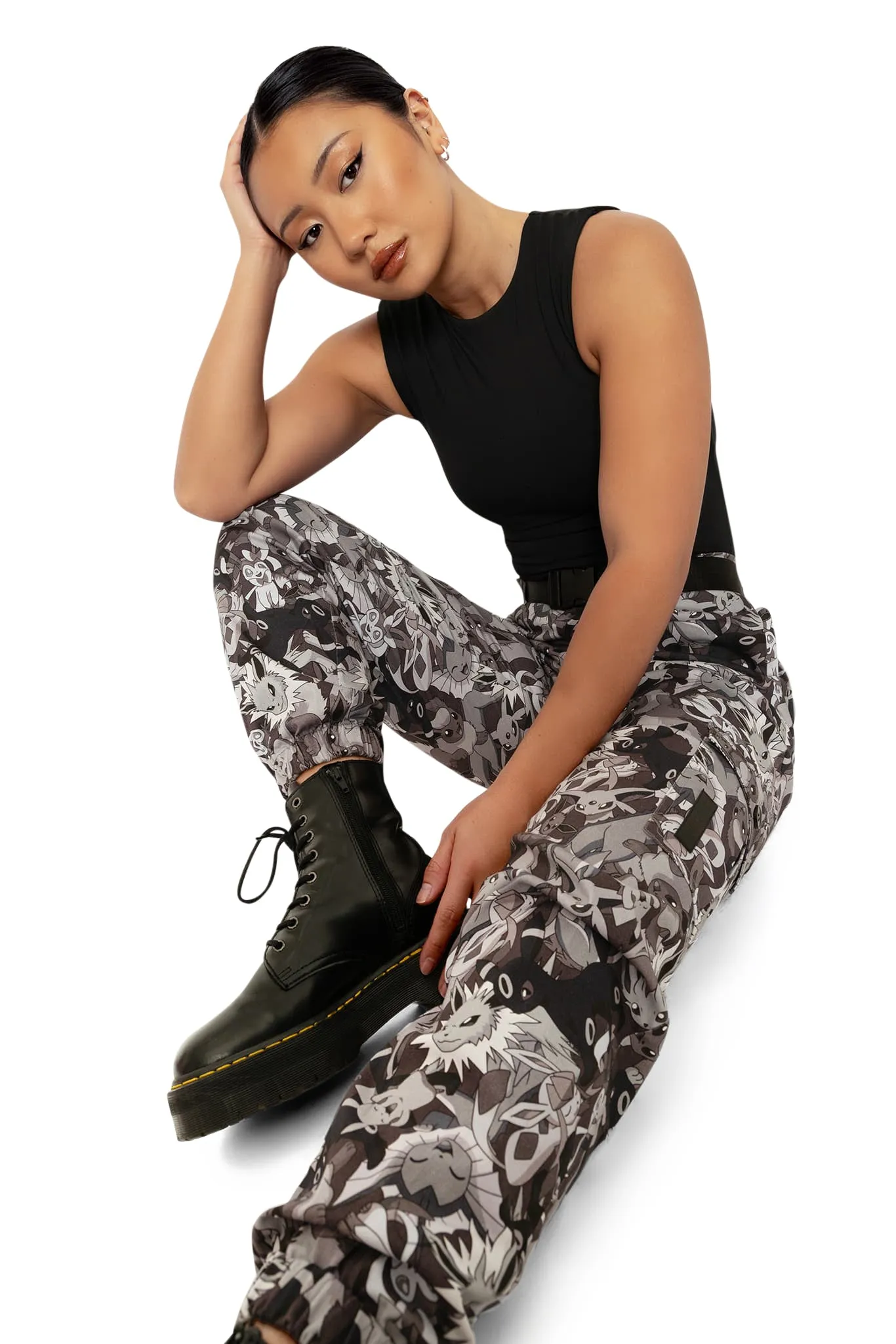 Eevee Evolution Camo Cargo Pants