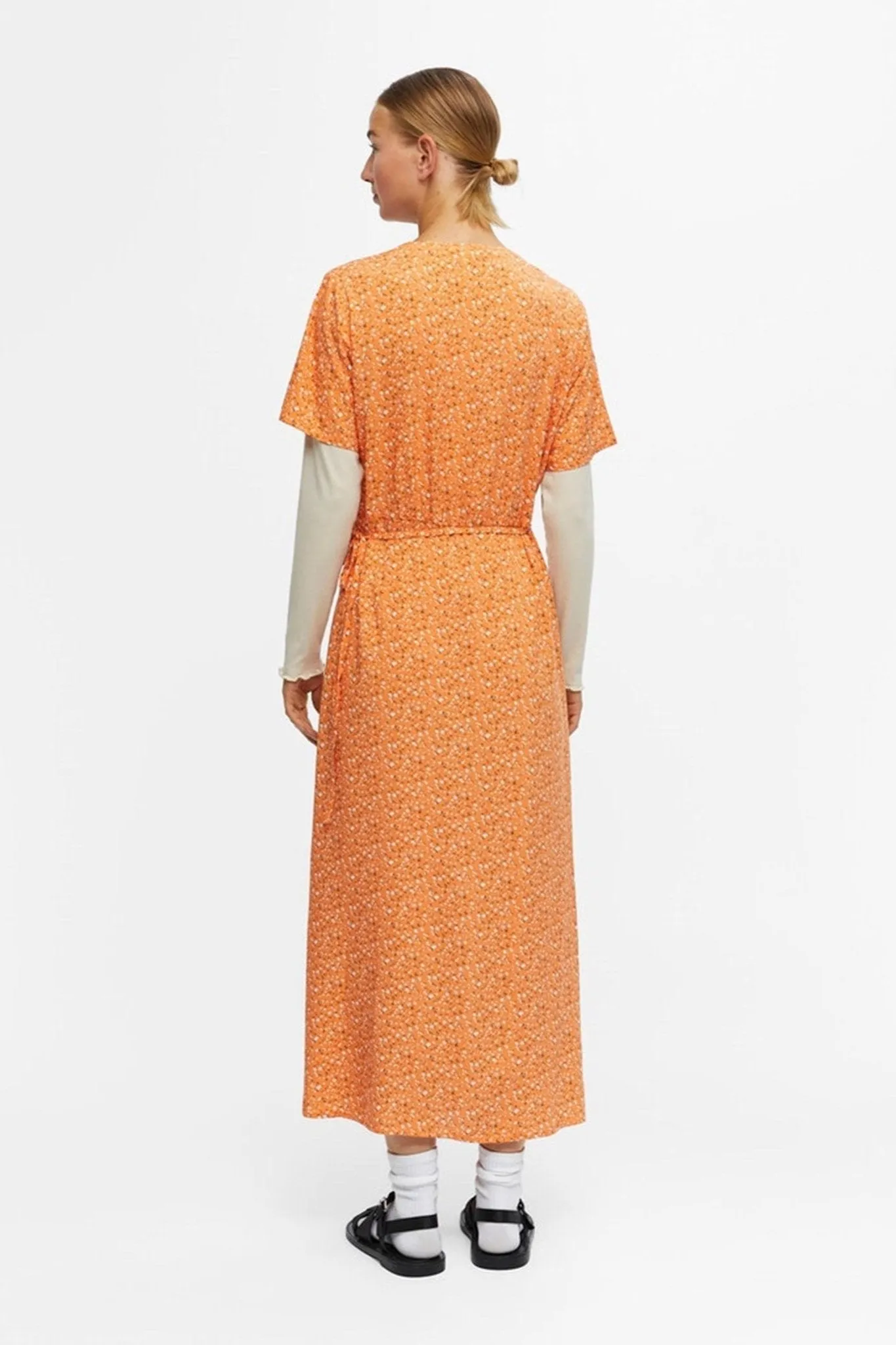 Ema Elise Wrap Dress - Autumn Sunset