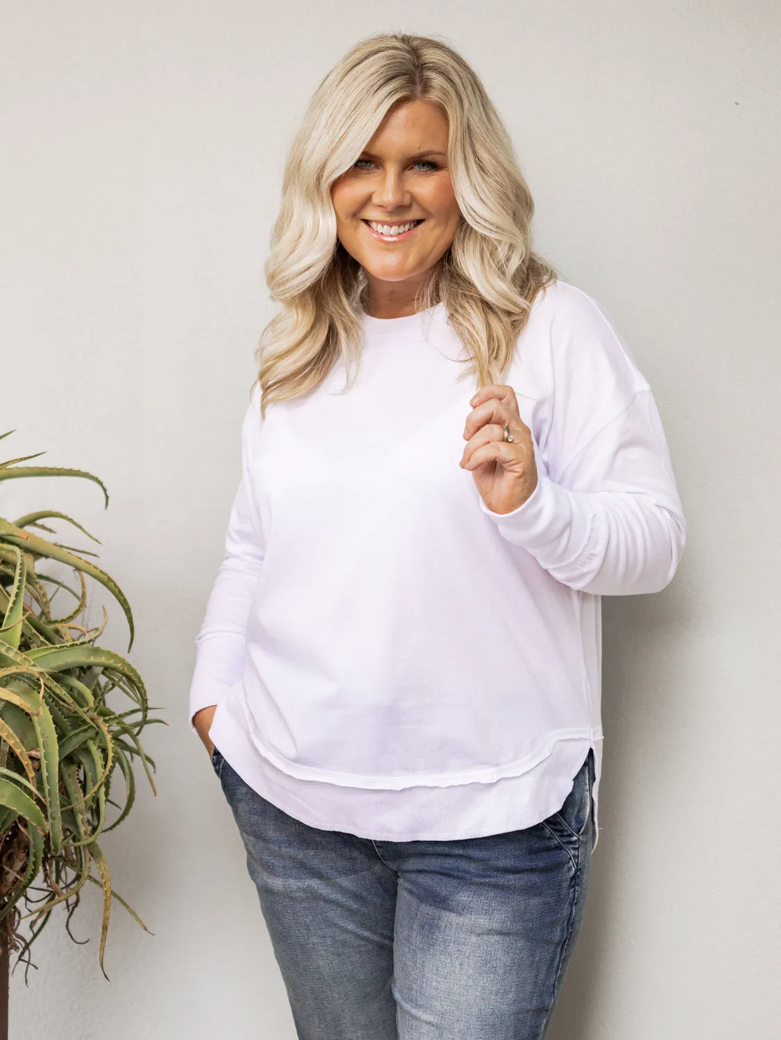 Farrah Long Sleeve - White