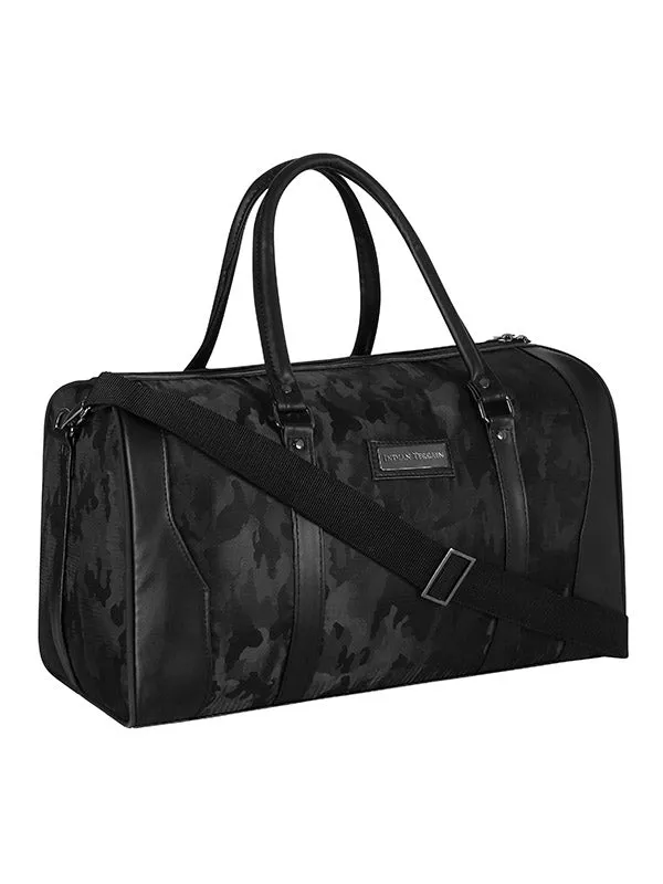 Faux Leather Duffle Bag