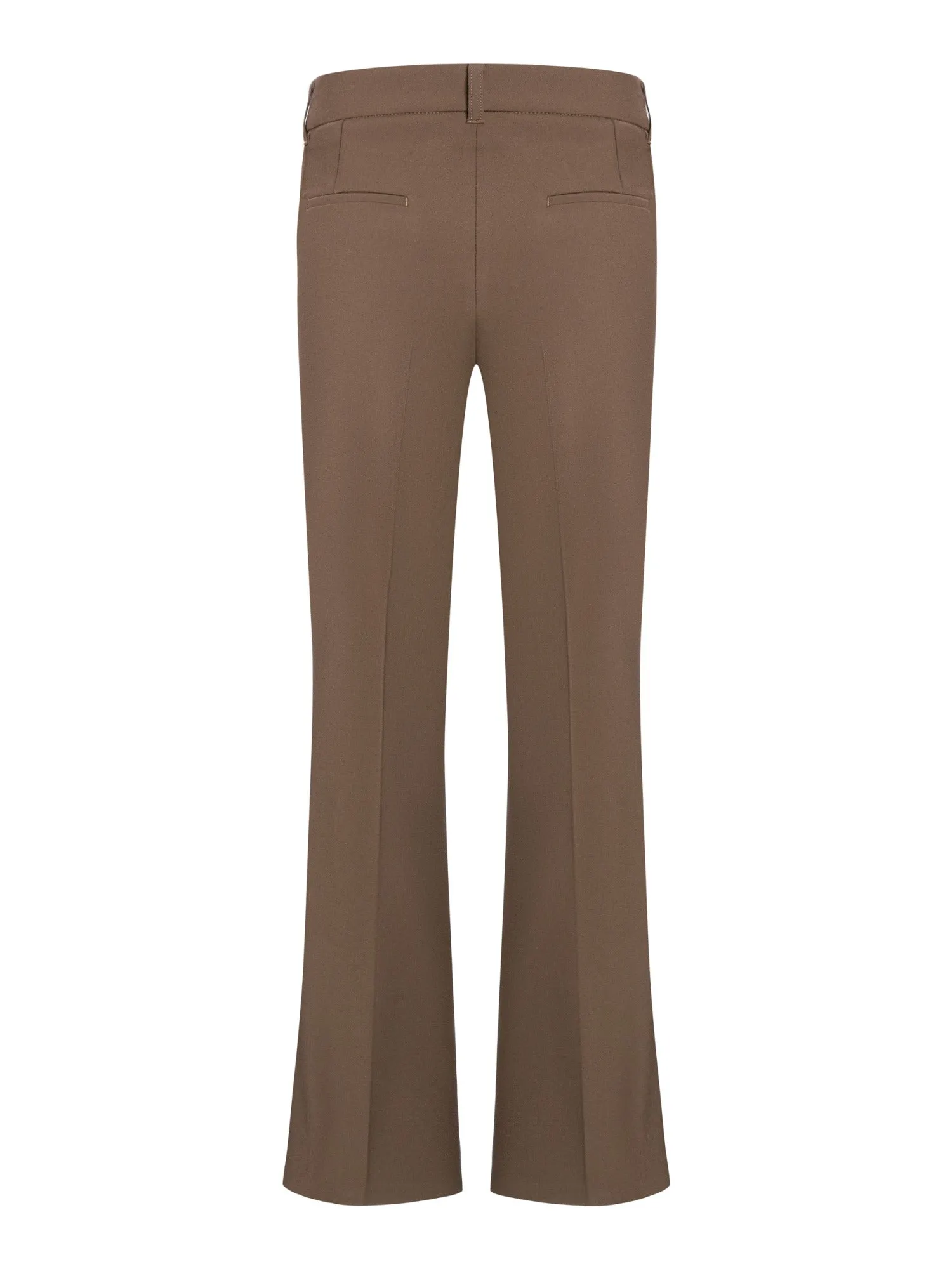 Fawn Flared Trousers - Hazelnut Fawn